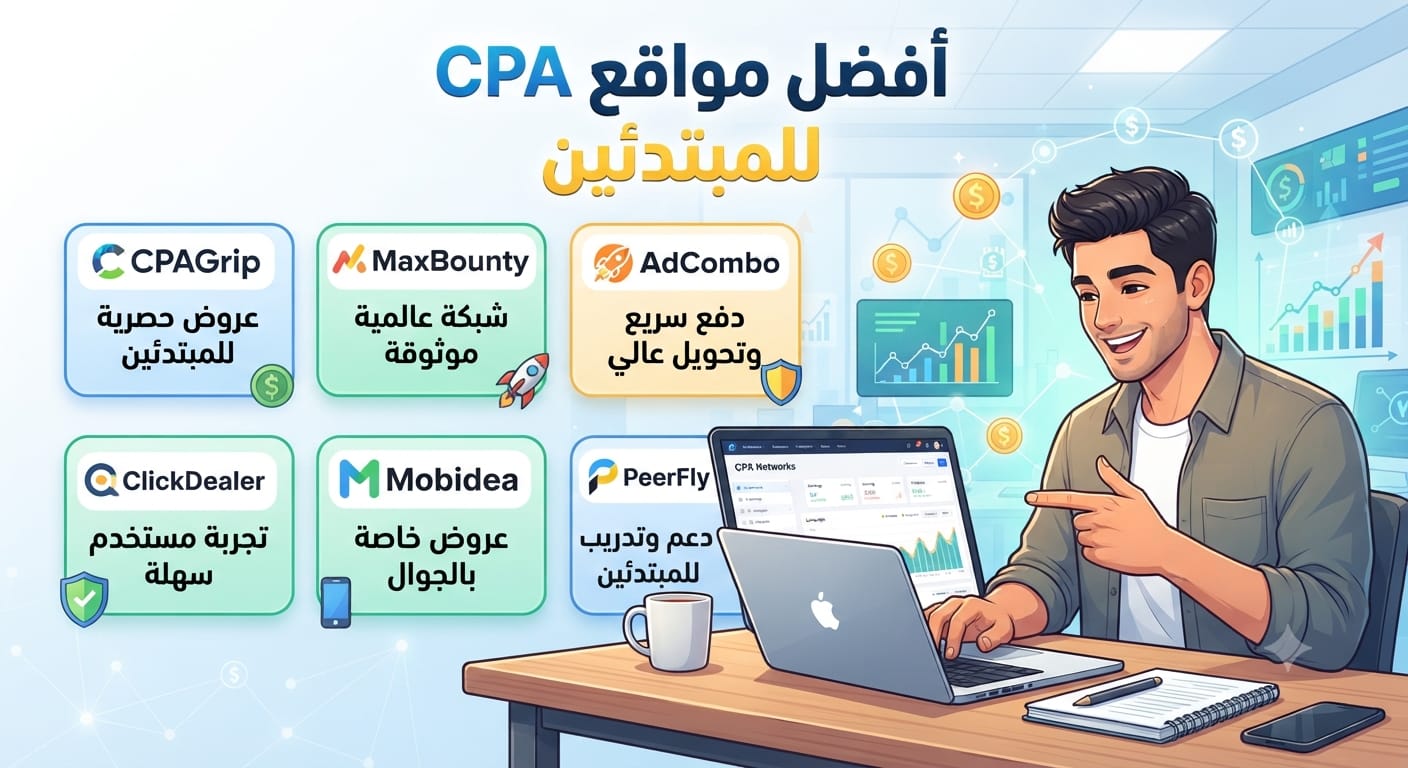 الدليل الشامل: اكتشف أفضل مواقع CPA للمبتدئين